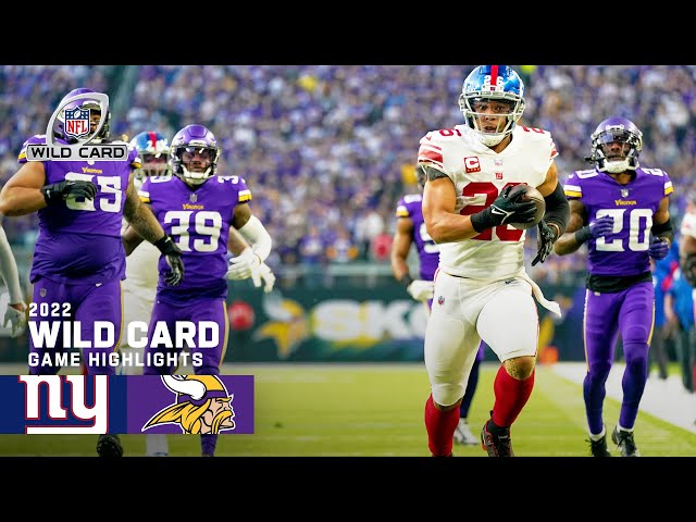 New York Giants vs. Minnesota Vikings | 2022 Super Wild Card Weekend Game Highlights