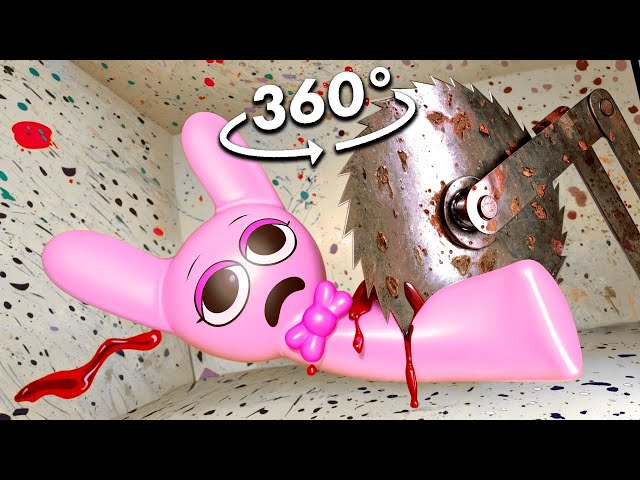 360º VR SHREDDING SPRUNKI CHARACTERS FALL 😖😲🤪😵