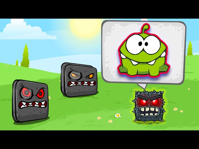 Om Nom vs Red Ball 4 Cut the Rope