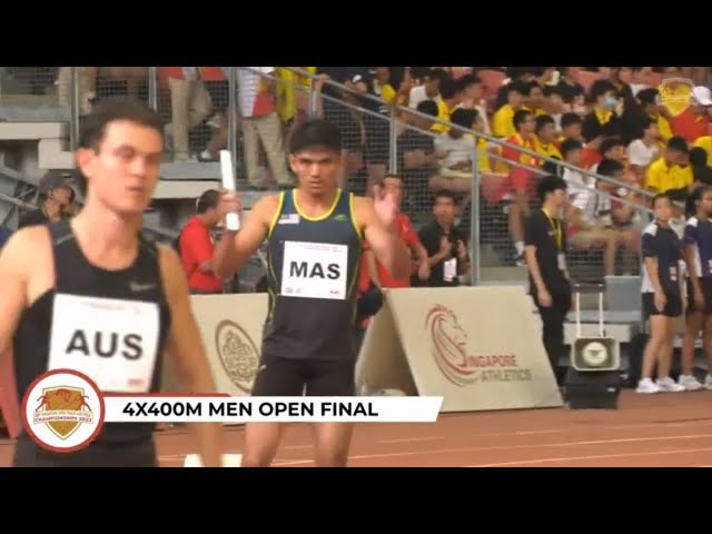 4x400m Men Open Final | 83rd SINGAPORE OPEN Track And Field Championships 2023