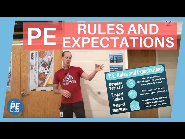 PE  Rules and Procedures Overview During First Week of School #physed