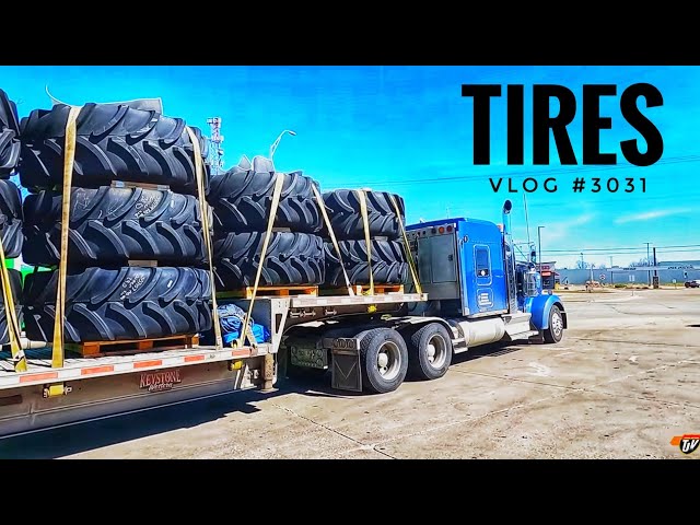 TIRES | My Trucking Life | Vlog #3031