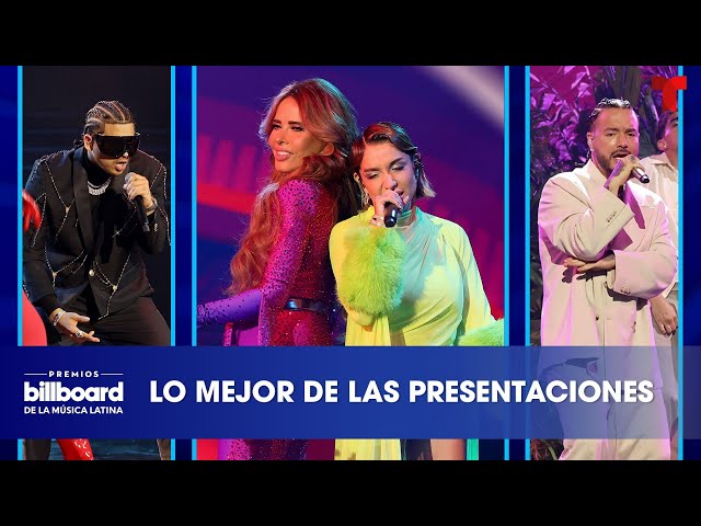 Las presentaciones musicales de la noche de los Premios Billboard de la Música Latina 2024