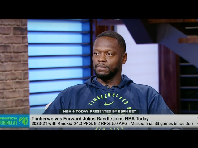 Julius Randle talks on how he found out he was getting traded to the Timberwolves | NBA Today