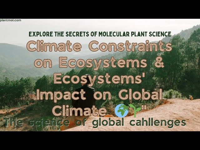 Climate Constraints on Ecosystems & Ecosystems' Impact on Global Climate 🌍🌱" Science of Global