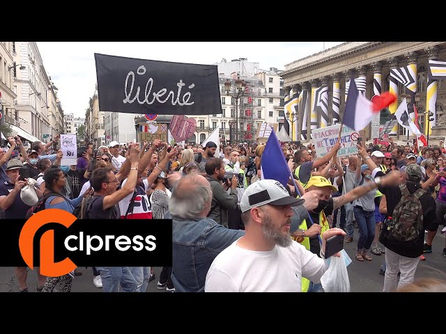 Manifestation contre le pass sanitaire (21 août 2021, Paris) [4K]