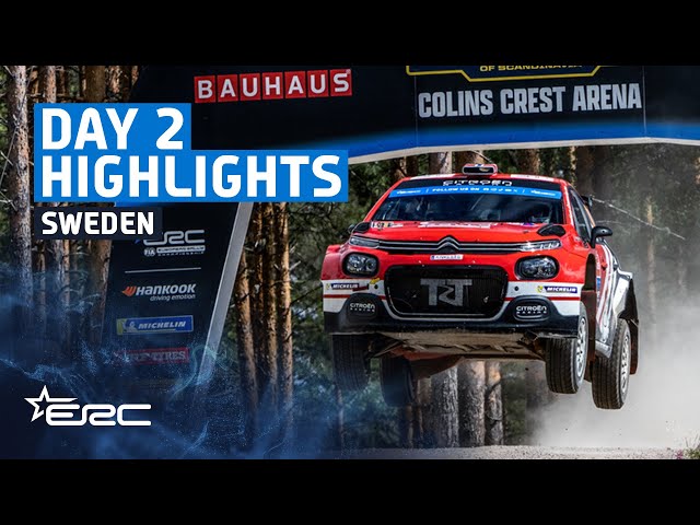 Day 2 Highlights I ERC Bauhaus Royal Rally of Scandinavia 2024