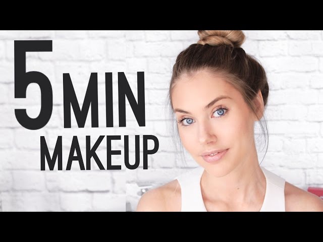 QUICK & EASY 5 MINUTE MAKEUP TUTORIAL!