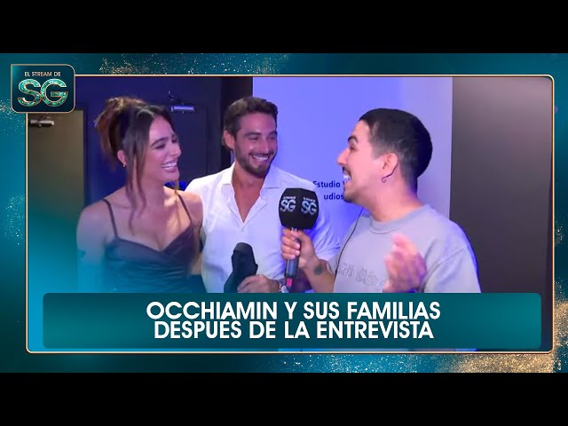 Nico Occhiato y Flor Jazmín a solas después de la entrevista con #SusanaGimenez