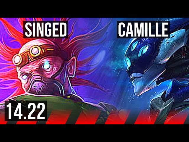 SINGED vs CAMILLE (TOP) | Rank 2 Singed, 500+ games | BR Challenger | 14.22