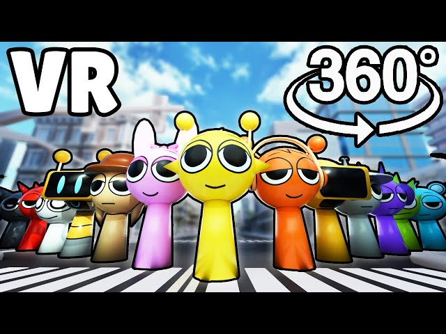 Incredibox Sprunki & Minions in City Subway VR 360°