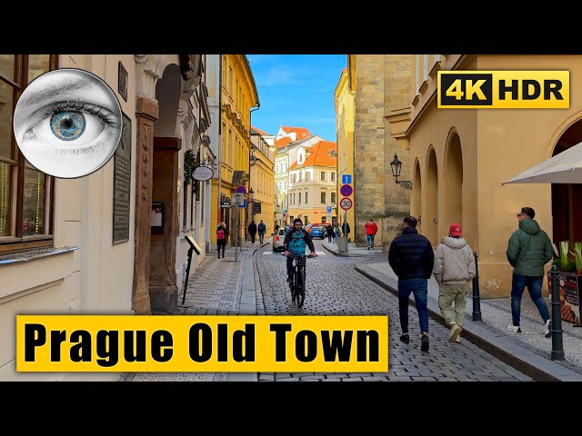 Prague Old Town Walking Tour 🇨🇿 Czech Republic 4k HDR ASMR