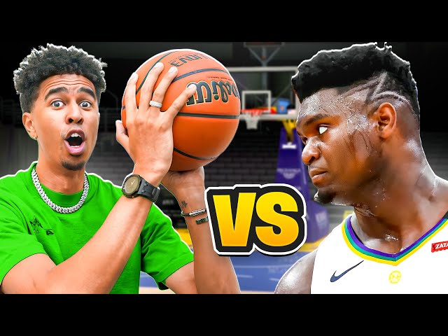 I Played NBA SUPERSTAR Zion Williamson 1v1