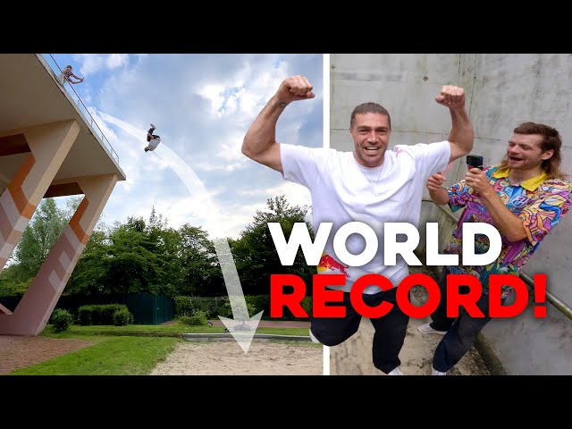 10M FrontFlip & MORE!! PURE INSANITY w/ Freerunning Schlappen