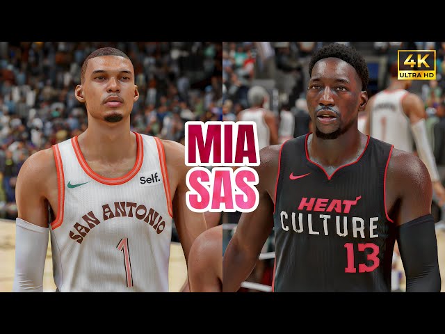 HEAT vs SPURS (PS5) - NBA 2K24 [4K UHD]