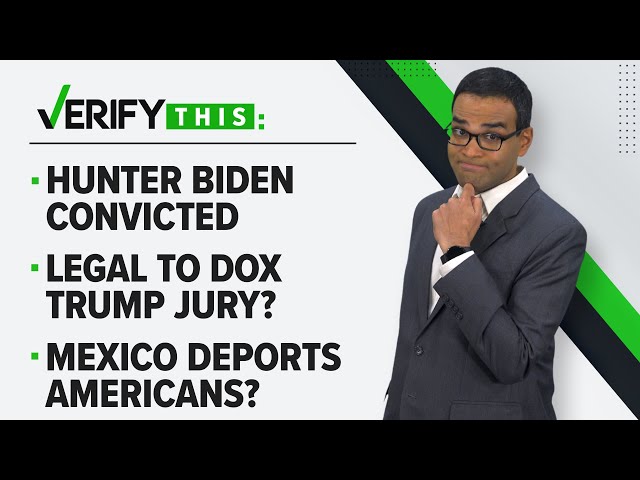 Hunter Biden conviction, Trump travel restrictions and Joro spider invasion | VERIFY This