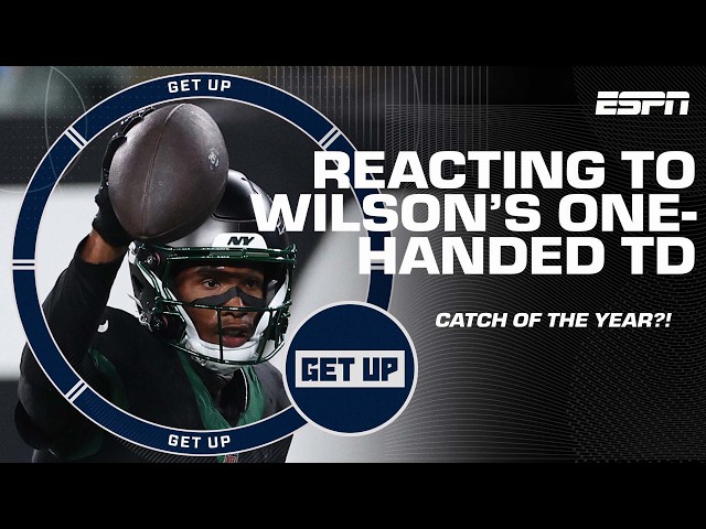 CATCH OF THE YEAR?! 😤 Comparing Garrett Wilson’s INCREDIBLE ONE-HANDED catch to OBJ's 👀 | Get Up