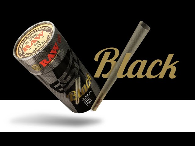 RAW Cones Classic Black . Product Video