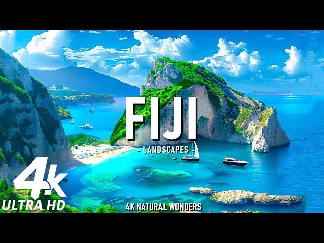 4K Fiji • Discovering Crystal Blue Waters, Lush Islands, Warm Culture of a South Pacific Paradise