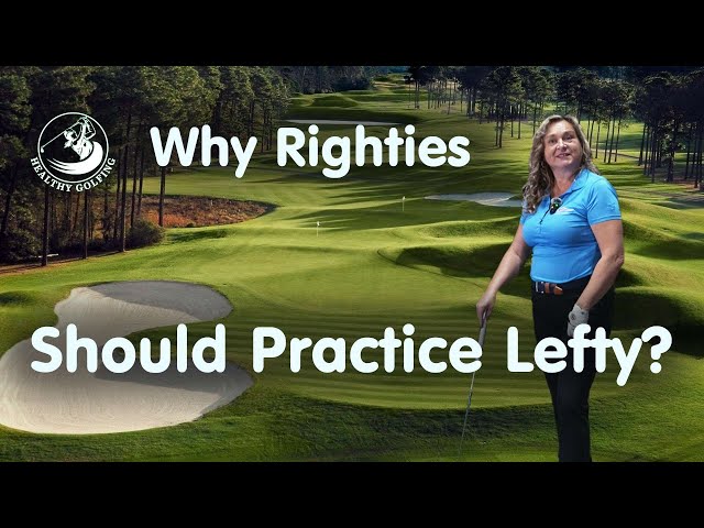 Why Righties Should Practice Lefty! Compensatory Drills & Trouble Shot #golfskill #golf #golftips