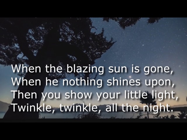 Kid Song Twinkle Twinkle Little Star