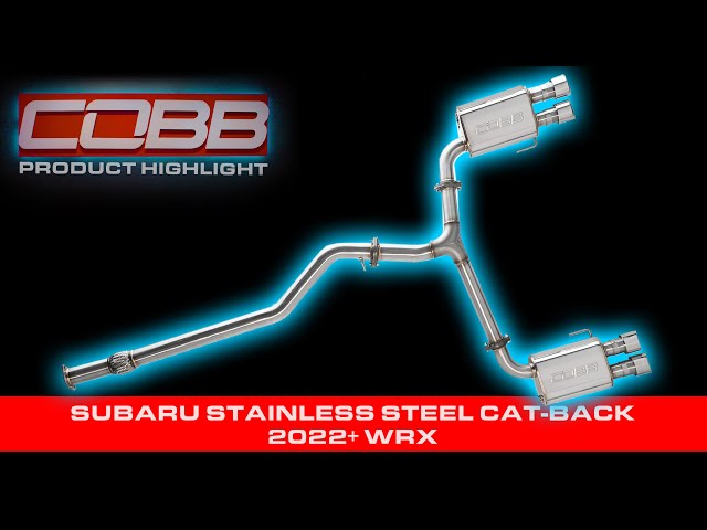 COBB Tuning - Product Highlight - 2022+ (VB) Subaru WRX Stainless Steel Cat-Back Exhaust