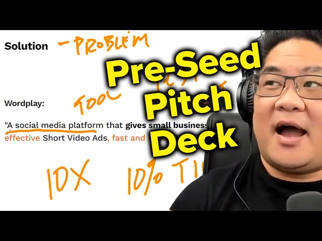 Pitch Deck Critique 10 - PRE-SEED Startup Marketing Tech - WordPlay