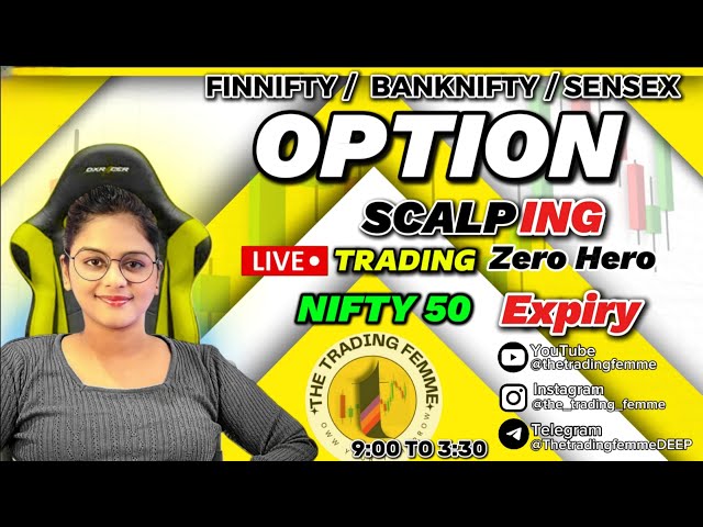 LIVE  TRADING NIFTY EXPIRY || 21 NOV || #thetradingfemme #nifty50 #banknifty #livetrading