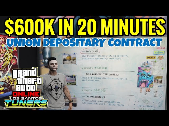 Union Depositary Contract in 20 Minutes - GTA Online