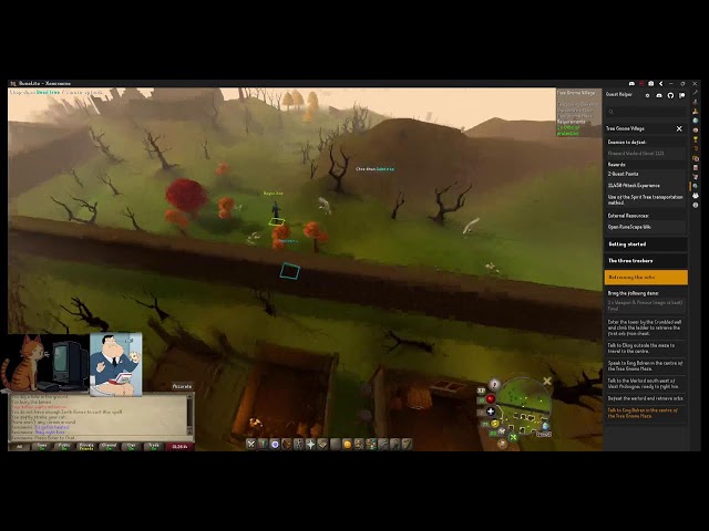 Runescape questing /No Mic just grind /