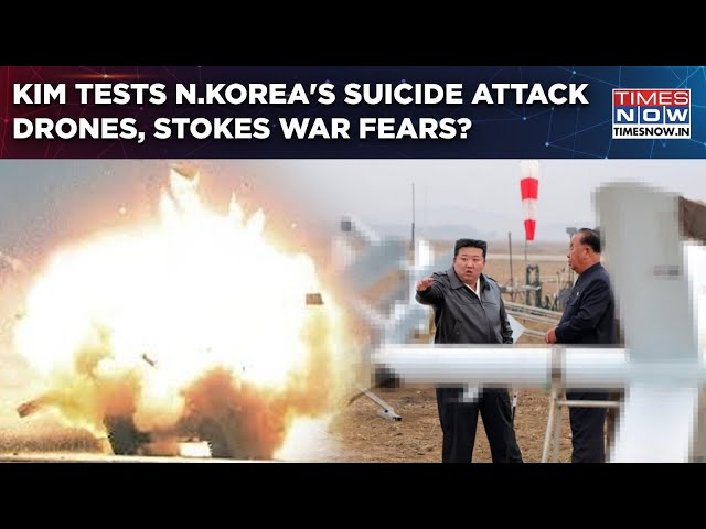 Kim's Suicide Drone Blows Up Tank| Order For 'Mass Production' Of Weapons Stokes War Fears| Watch