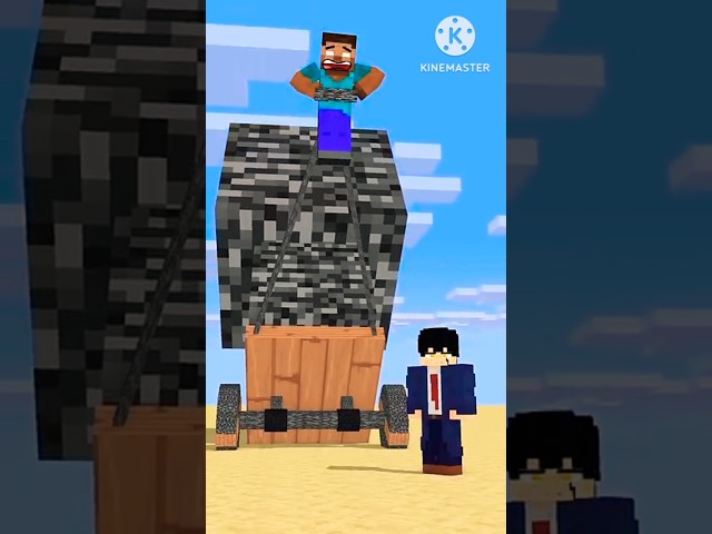 HELP Herobrine To Power Up With Bigger And Bigger Bedrock #friendship #shorts #trending #anime