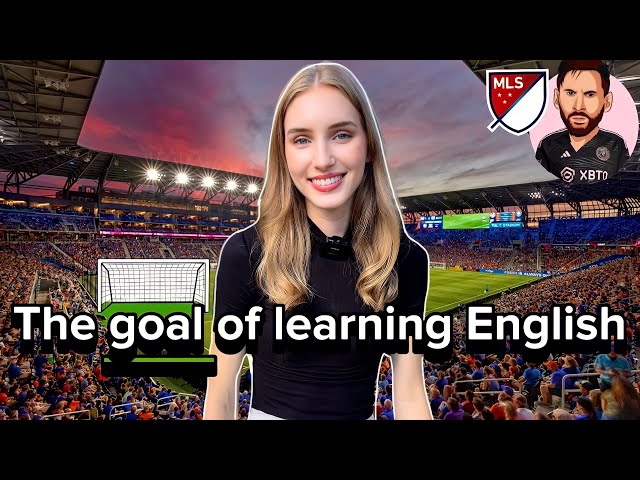 Teaching English at the Soccer Stadium! ⚽️ 🥅