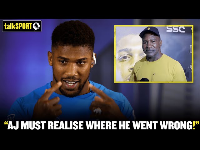 Evander Holyfield says Anthony Joshua must realise where he went wrong to beat Usyk in the rematch!