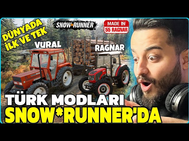 OHA! TÜRK MOD MODLARI DÜNYADA İLK KEZ SNOWRUNNER'DA 😱 FARMING SIMULATÖR'E RAKİP ÇIKTI!@VURALUZUL2