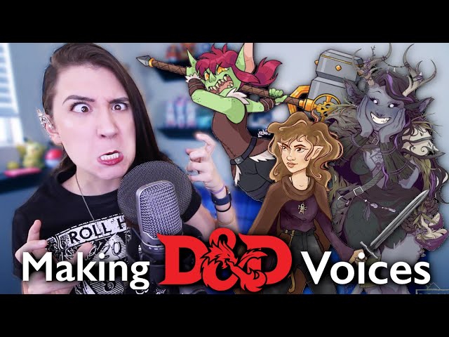 Voice Actor Improvises Voices for People's D&D Characters