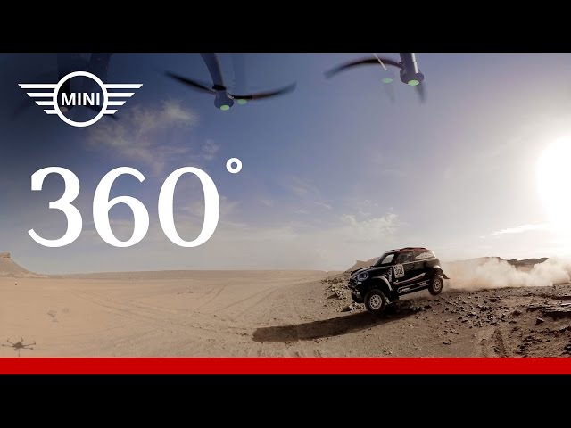 MINI USA | MINI John Cooper Works Rally | 360° Drone at Dakar 2017