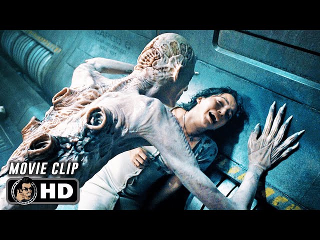 Humans Vs Xenomorph Hybrid Offspring - Final Fight Scene | ALIEN: ROMULUS (2024) Movie CLIP HD