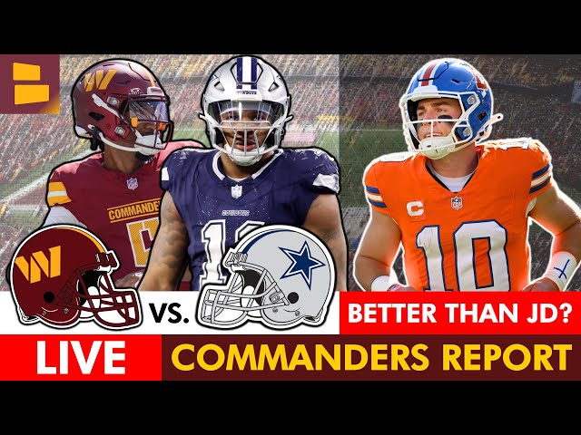 Commanders Report LIVE: Jayden Daniels Over Bo Nix For Rookie Of The Year? + Week 12 Preview vs. DAL