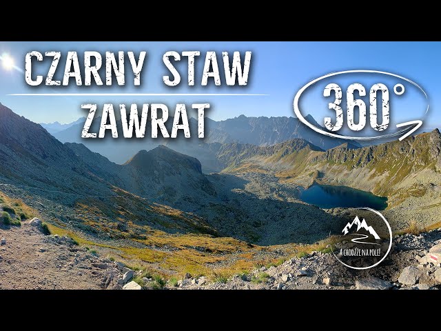 Szlak - Czarny Staw Gąsienicowy ➡️ Zawrat - całe przejście - film 360°