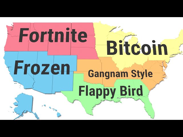 The Top Trending Google Searches in Every US State Throughout the 2010s