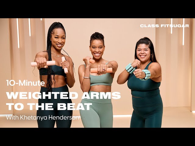 10-Minute Weighted Arms to the Beat Workout