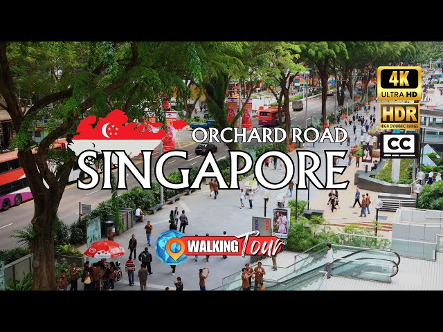 Exploring Singapore 🇸🇬 4K HDR Walking Tour | Orchard Road to Merlion Park