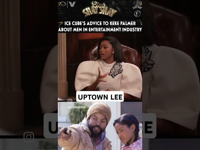 UPTOWN LEE- KEKE PALMER TALKING TO SHANNON SHARPE ABOUT ICE CUBE #shorts