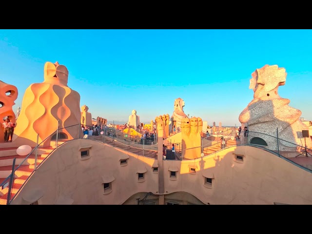 La Pedrera top roof  #vr180 stereoscopic 3d