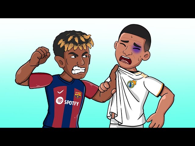 Barcelona vs Real Madrid: Yamal Winning Formula to Outsmart Mbappe on the Field - Football Animation