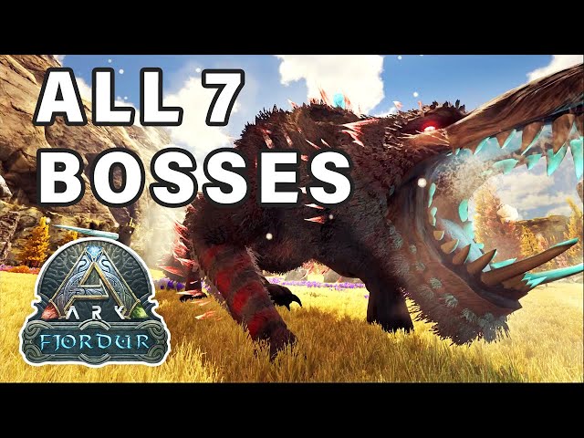 All 7 BOSSES on Fjordur ► Ark Fjordur