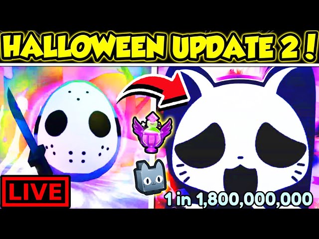 (🔴LIVE) HALLOWEEN UPDATE 2 in PETS GO!! (Roblox)