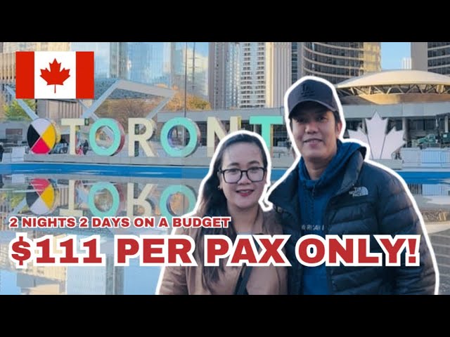 Toronto IN A DAY on A BUDGET | $100 Challenge for 2 DAYS! | Daily Random 008