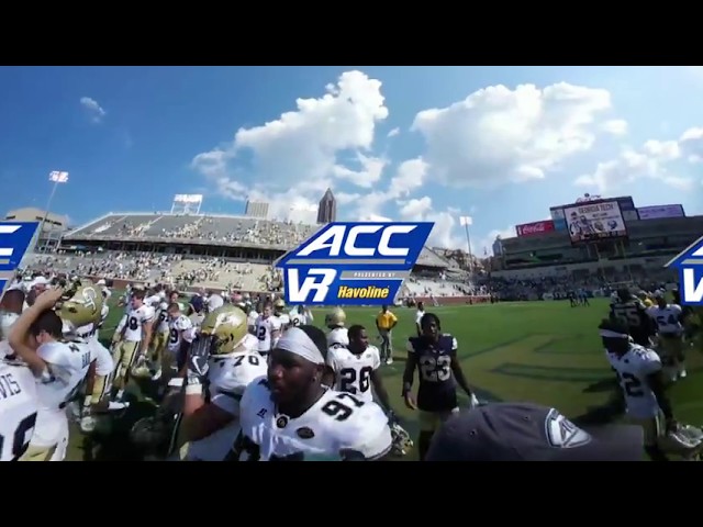 Georgia Tech: Postgame Handshakes In 360